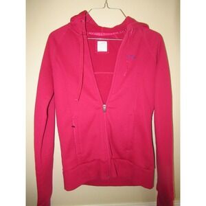 Oakley Womens XS Extra Small‎ Full Zip Hoodie Pink Chest Logo